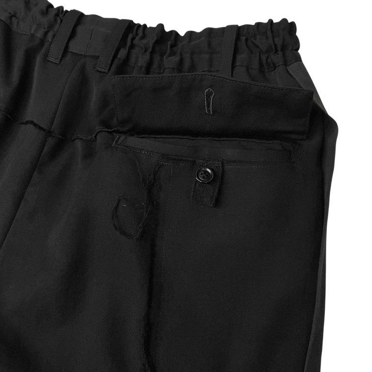 Yohji Yamamoto Pour Homme 15AW ウールギャバジンフラノパッチワーク