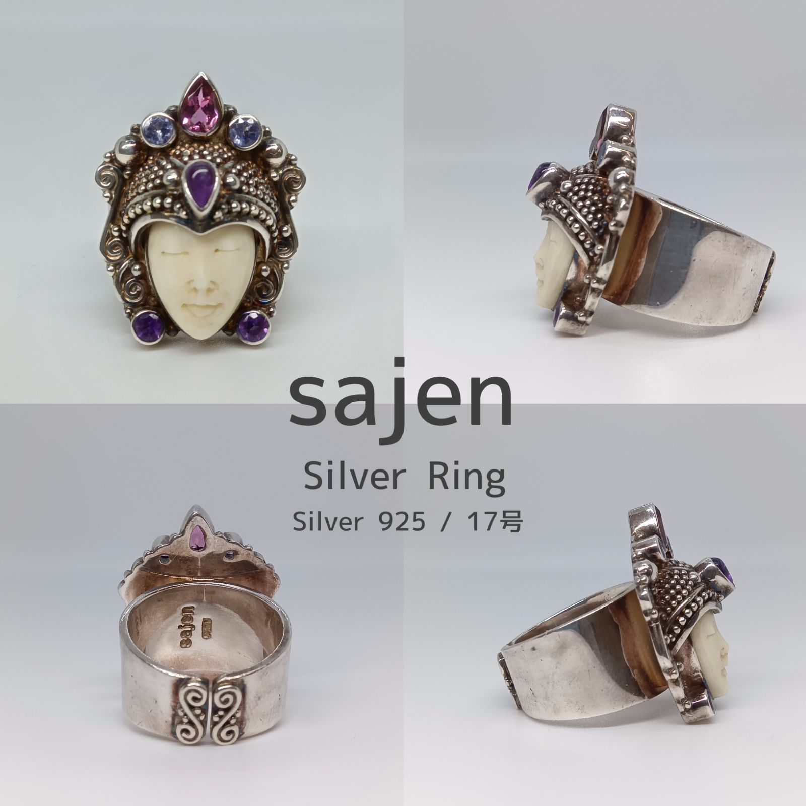 Sajen jewelry ◇サジェン ／ 希少 ヴィンテージ 女神 シルバー