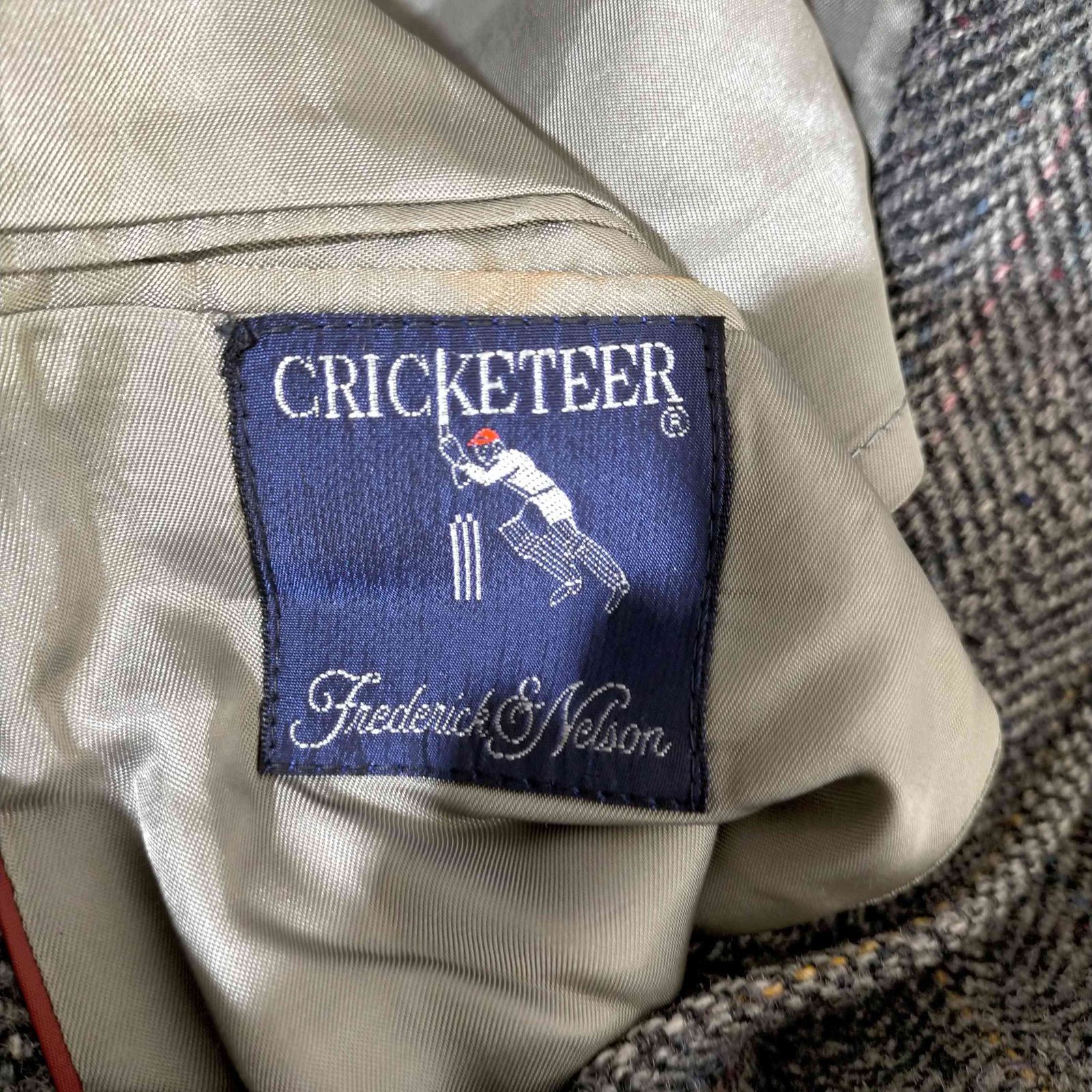 クリケッター CRICKETEER 80-90S USA製 ツイード 2Bテーラード 