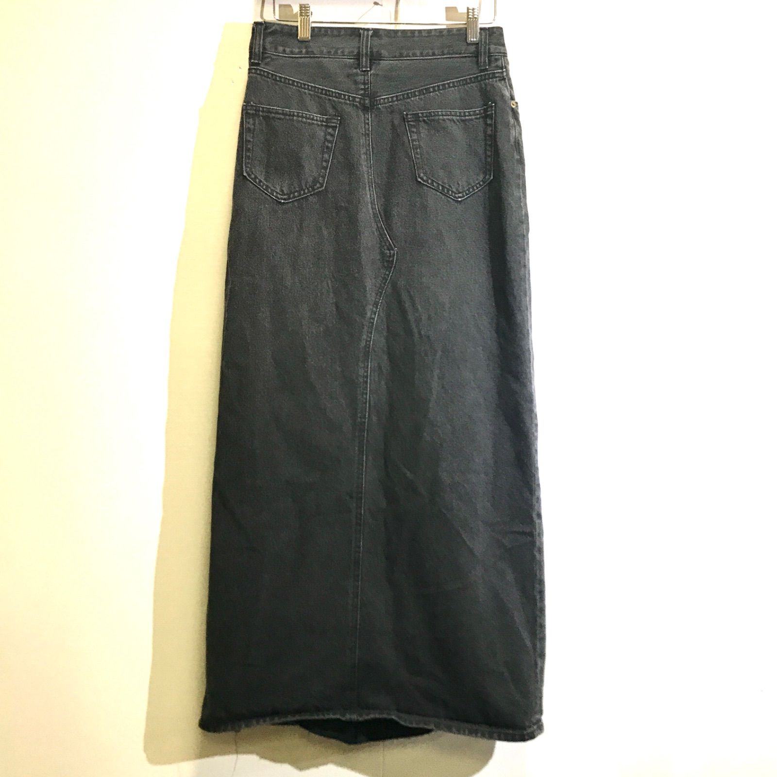 L'Appartement デニムスカート MADISON BLUE/マディソン ブルー】 5POCKET REMAKE A-LINE SK DE