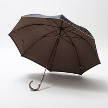 ♦︎美品♦︎セリーヌ ロゴ 長傘 馬車金具 ブラウン 持ち手フィルム包装 有 馬車柄 ⑤長期保管品/未使用品/CELINE/セリーヌ ロゴ 長傘 ナイロン