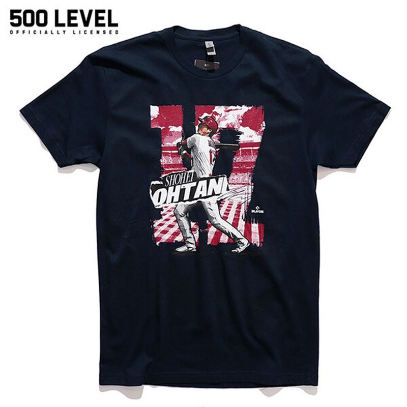 500 LEVEL】Shohei Ohtani Los Angeles A Rough WHT 大谷翔平 半袖 Tシャツ エンゼルス ロウ ネイビー  - メルカリ