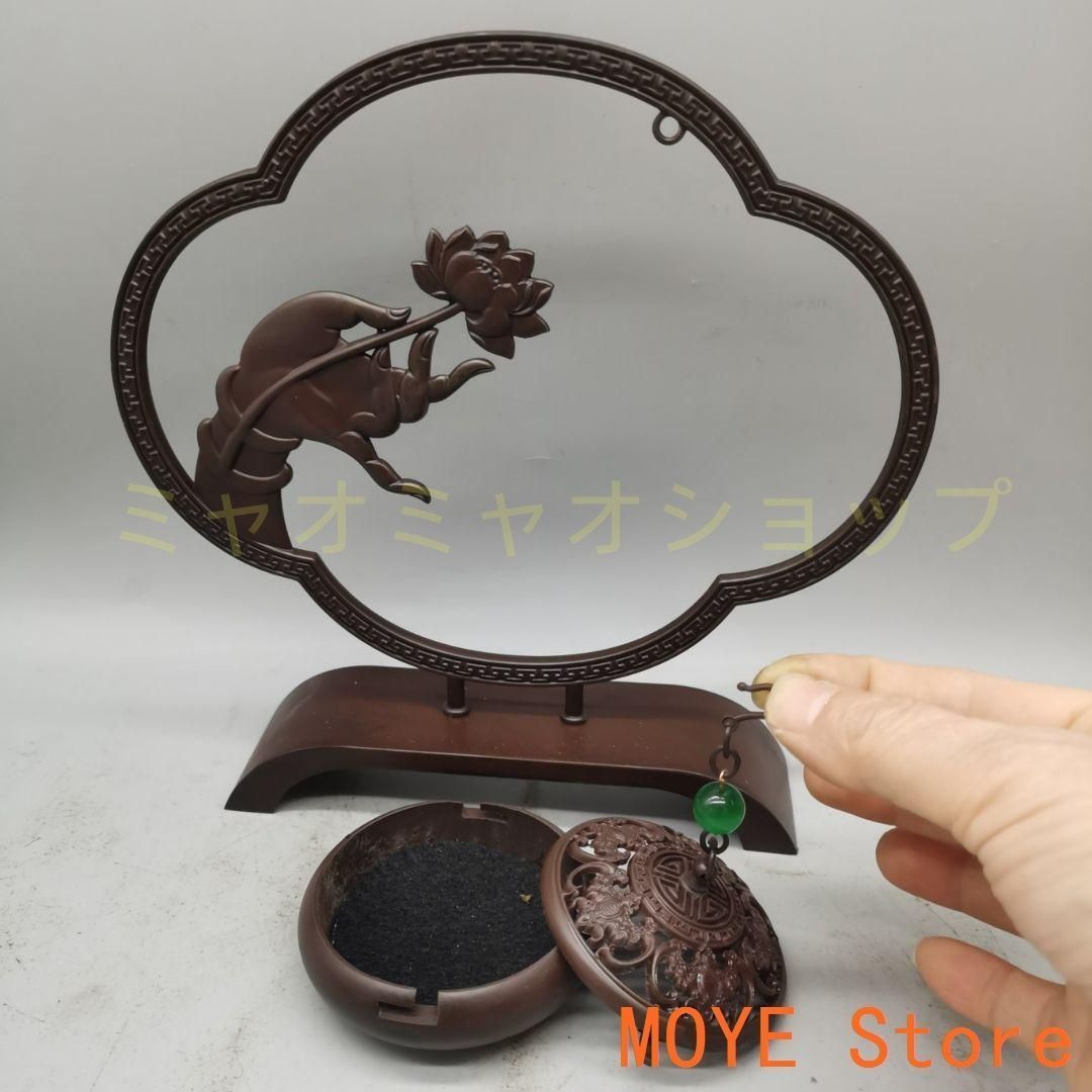 蓮華仏手薫香弔炉 香道具