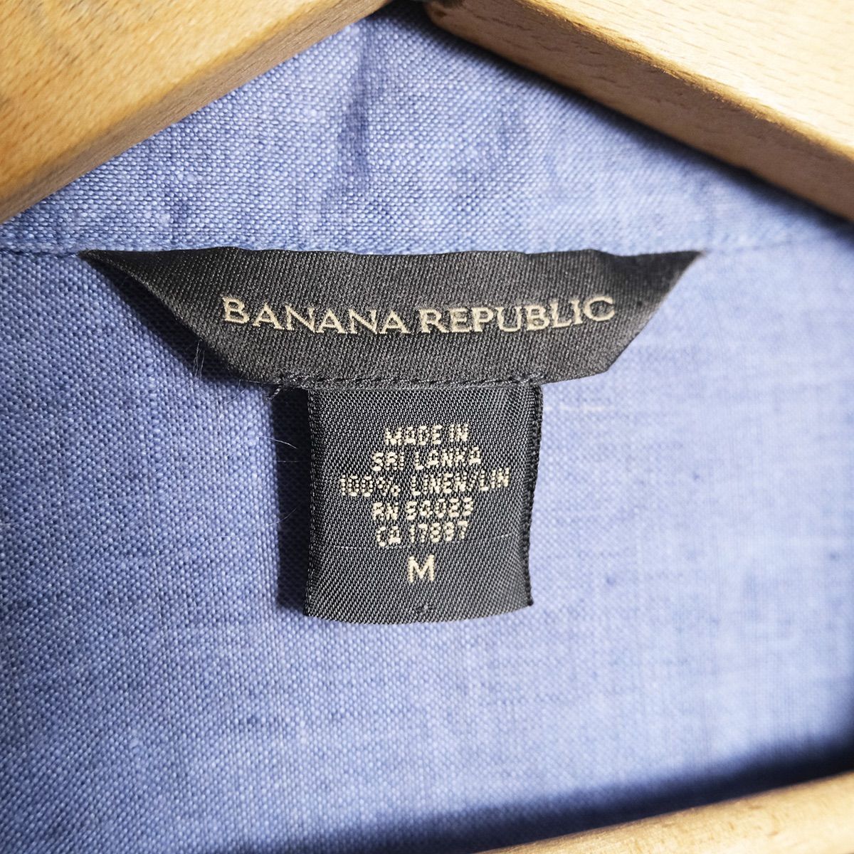 00s BANANA REPUBLIC リネンスラックス ブルー バナリパ 古着