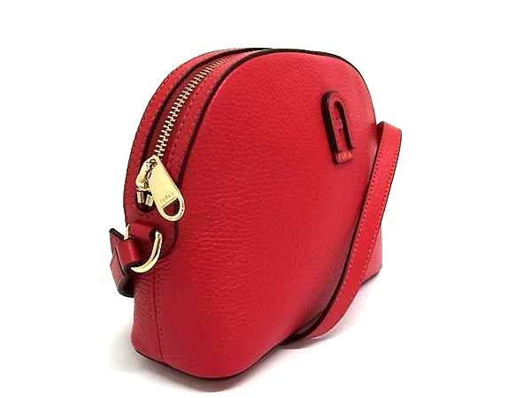 美品 FURLA フルラ アテナ ショルダーバッグ レザー 斜め掛け 現行ロゴ □新品□未使用□ FURLA フルラ アテナ レザー クロスボディ