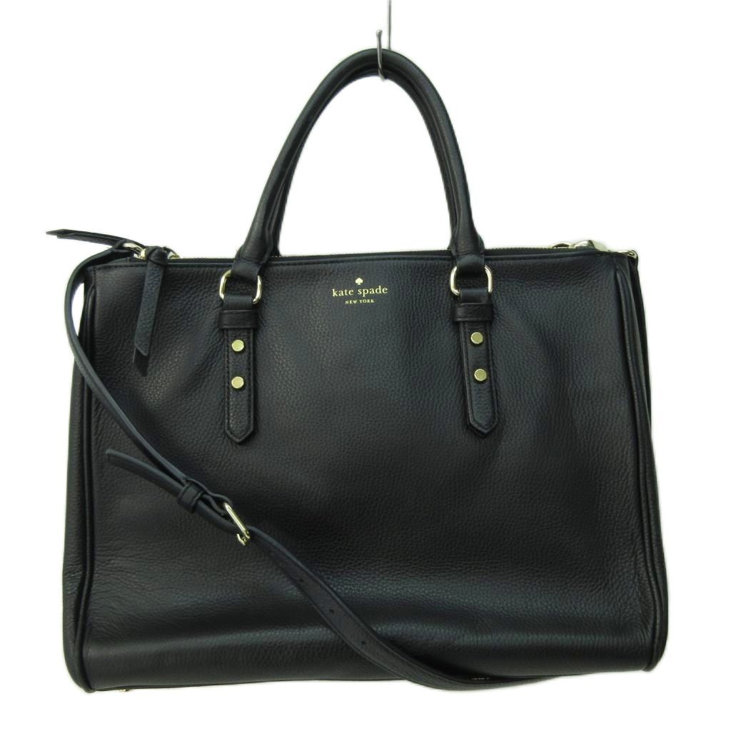 【美品】 kate spade 2way 収納多 A4 ビジネスバッグ　黒 ケイトスペード KATE SPADE 美品 2way ショルダーバッグ トート