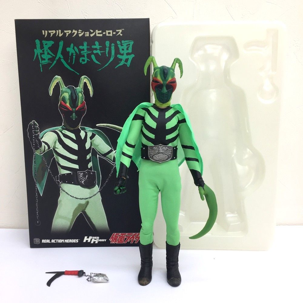 リアルアクションヒーローズ　かまきり男　RAH フィギュア RAH 220 死神 カマキリ男 「仮面ライダー」 手伝う リアル