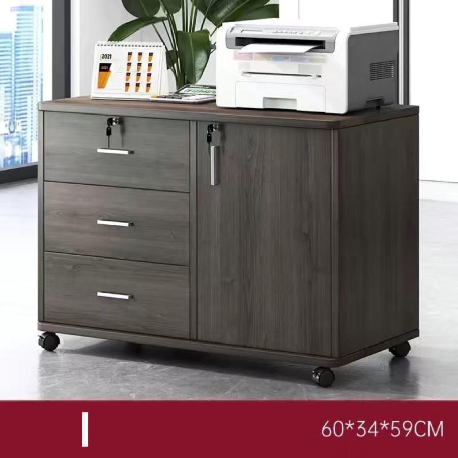 キャスター付き 鍵付き デスクワゴン 未使用 中古オフィスワゴン幅40