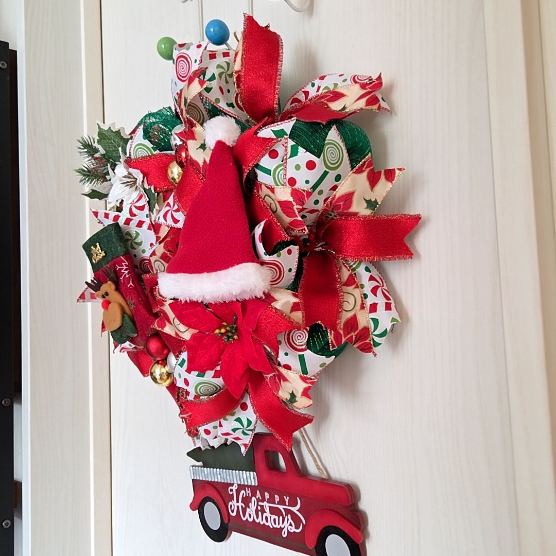 ♡Rusty様専用♡ドライフラワー三日月リースWintermixリンゴリース♡