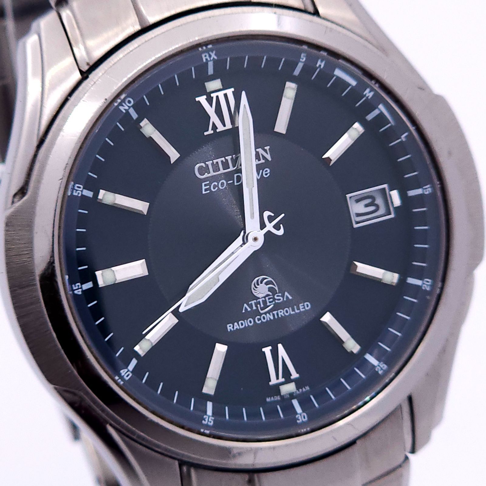 美品　CITIZEN　シチズン　アテッサ　H410　ネイビー　ソーラー　メンズ 美品 CITIZEN シチズン アテッサ H410 ネイビー ソーラー メンズ