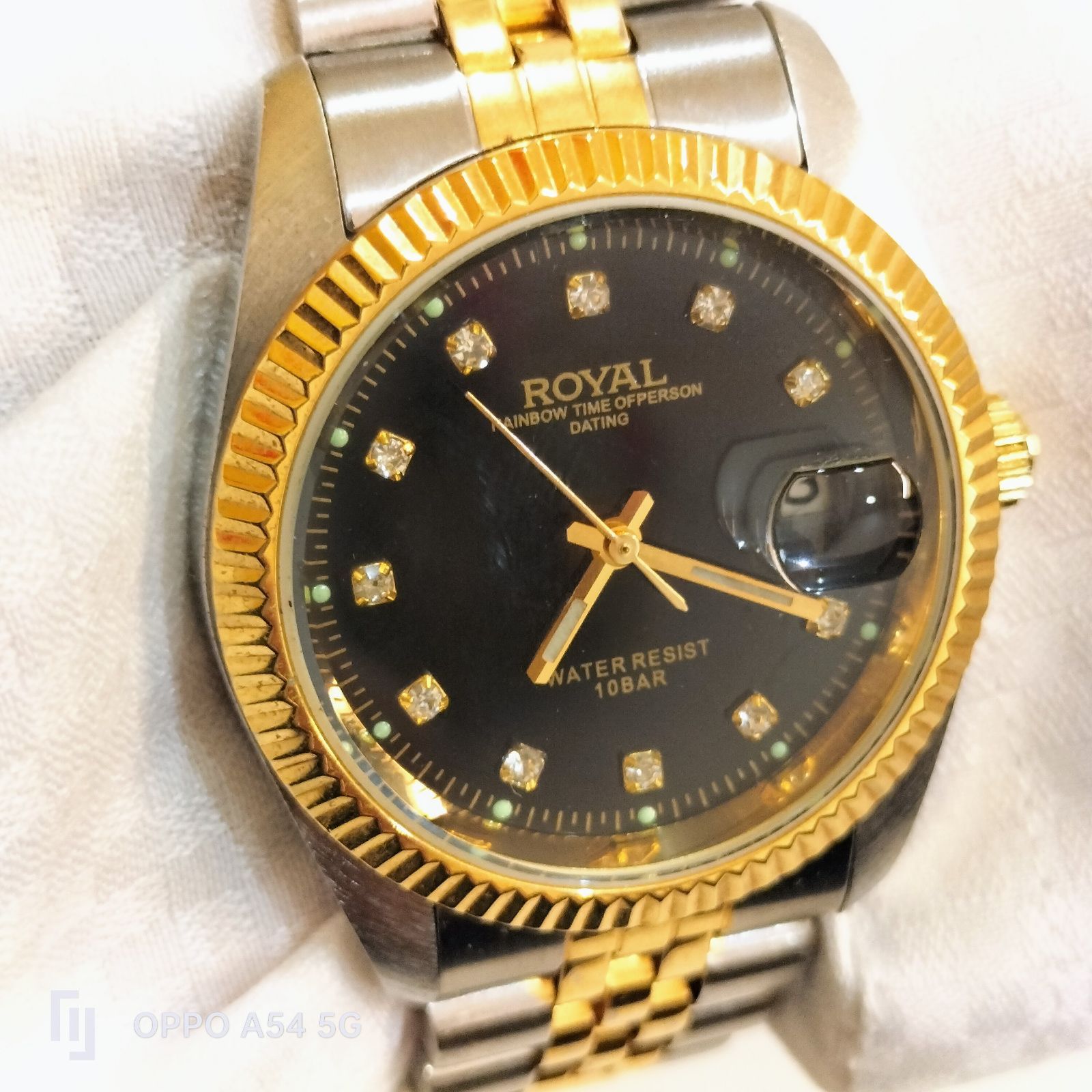 美品】ロイヤル ROYAL J-AXIS ブラック色文字盤 - メルカリ