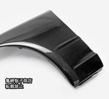 ンカーボンファイバー製純正タイプ フロントフェンダーWP人気注目
