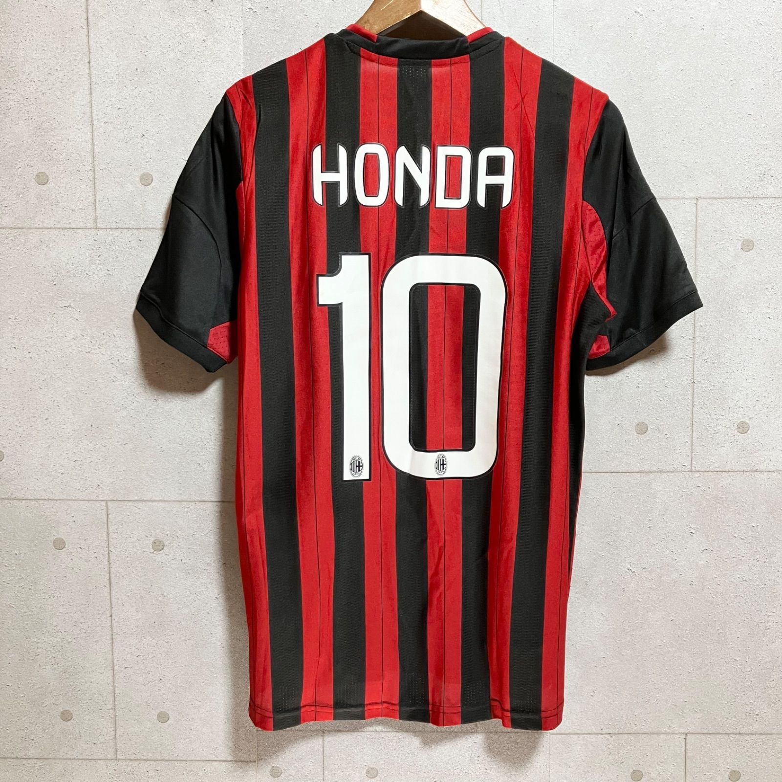 ACミラン　ユニフォーム　本田圭佑　10番 ACミラン ＃10 本田圭佑(オーセンティックユニフォーム) - メルカリ