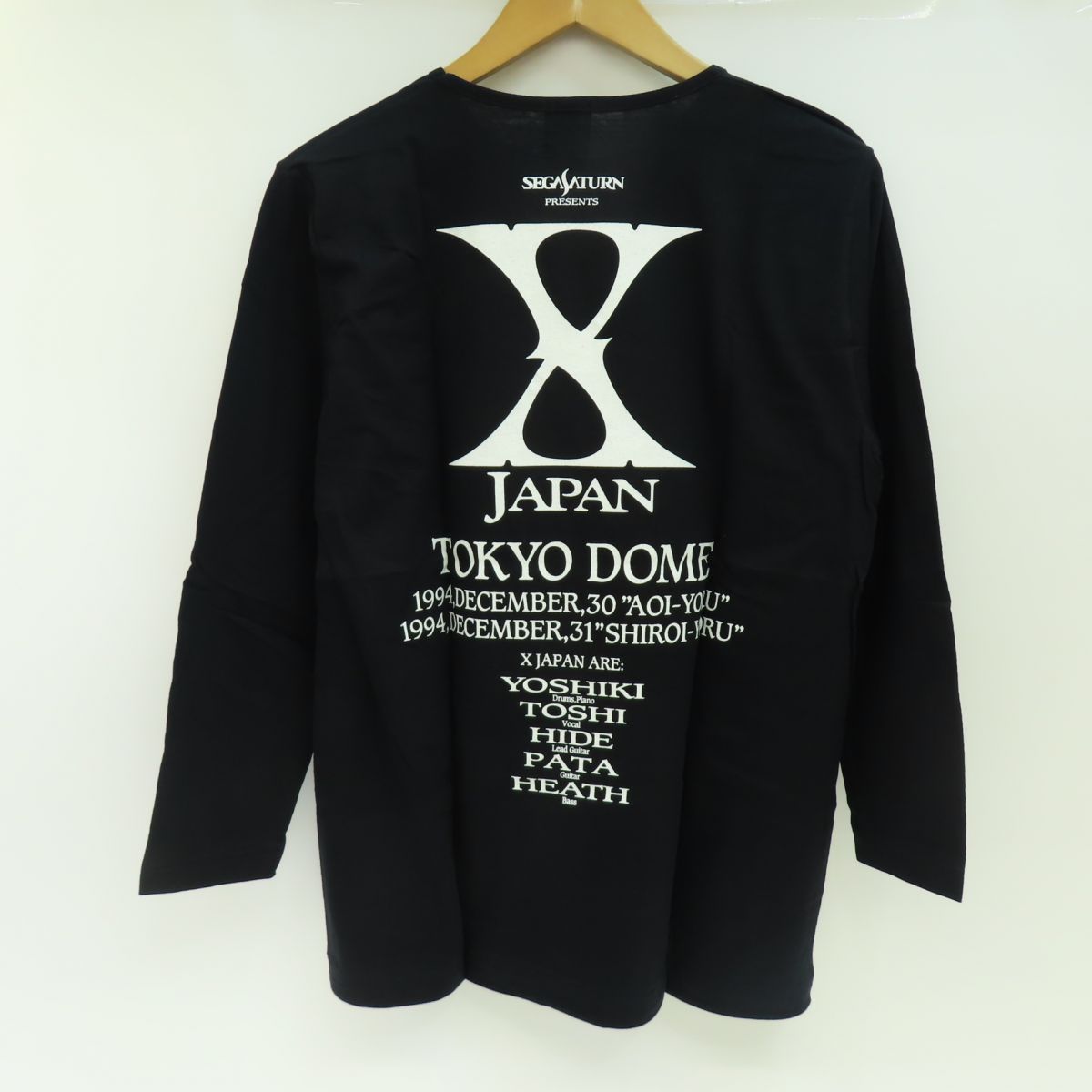 X JAPAN X エックス　初期メンバー　ヴィンテージ　ロンＴ　HIDE vintage X Japan hide ヒデ バンドTシャツ | ATM-アトム-