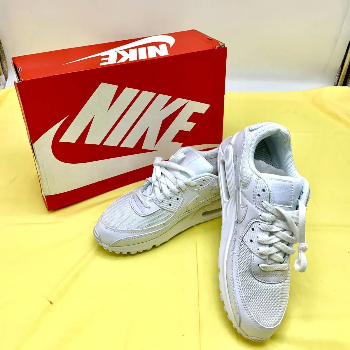 【開封済・未使用品】NIKE ナイキ Air Max 90 CN8490100 白 26cm CN8490-100 FT 0529ML024 0120240502100638