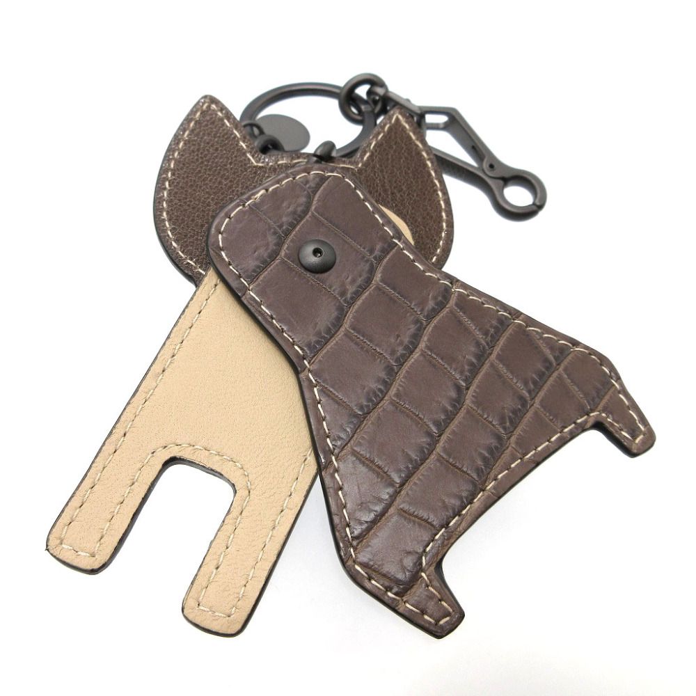 BOTTEGA VENETA ドッグチャーム レザー キーホルダー 今が旬