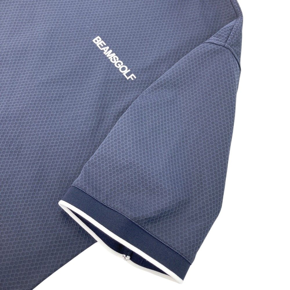 サイズ XL BEAMS GOLF ビームスゴルフ モデル ハイネック 半袖Tシャツ メッシュ ネイビー系 240101520710 ゴルフウェア メンズ ストスト WHITEMONARCHHOTEL_COM