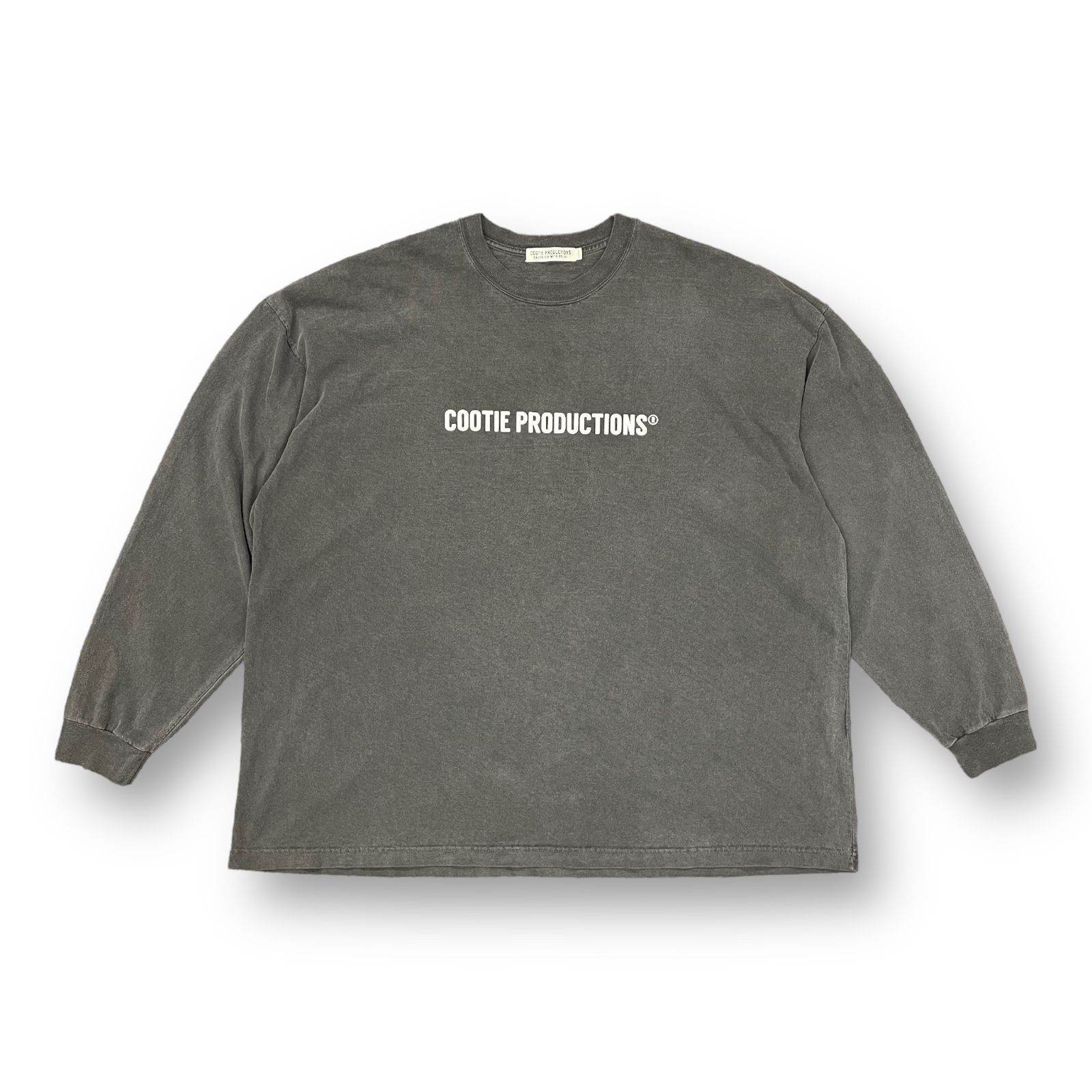 COOTIE PRODUCTIONS 23SS Pigment Dyed L/S Tee ピグメントダイ ロゴ