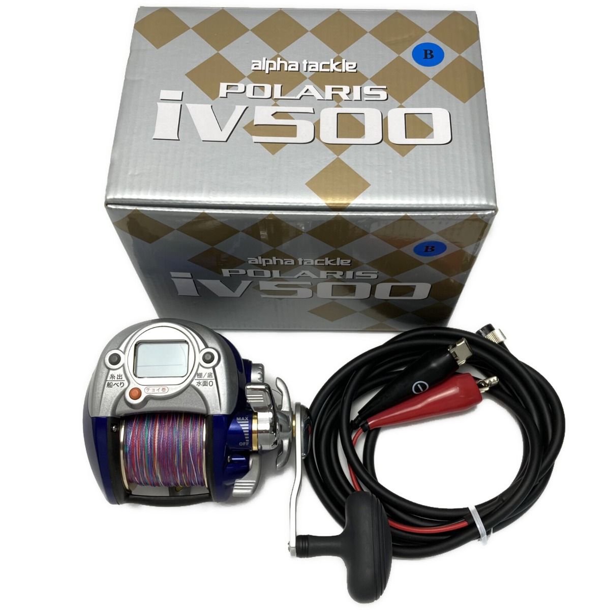 alpha tackle アルファタックル POLARIS iv500 電動リール 箱・コード