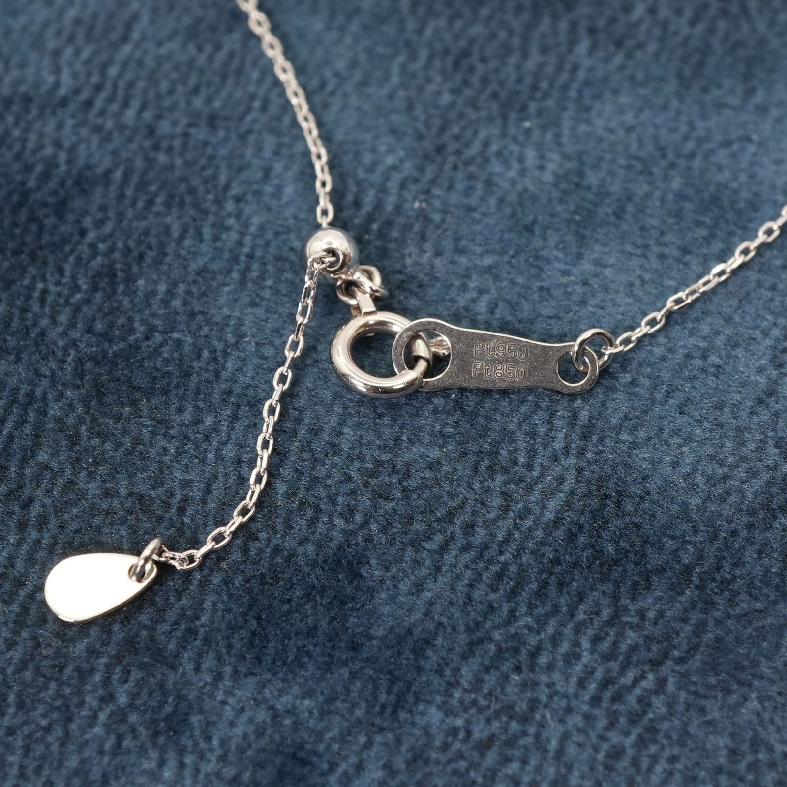 ヴァンドーム青山⭐︎キャトルネックレスPT ヴァンドーム青山 キャトル ダイヤ 0.186ct ネックレス/24-5775S