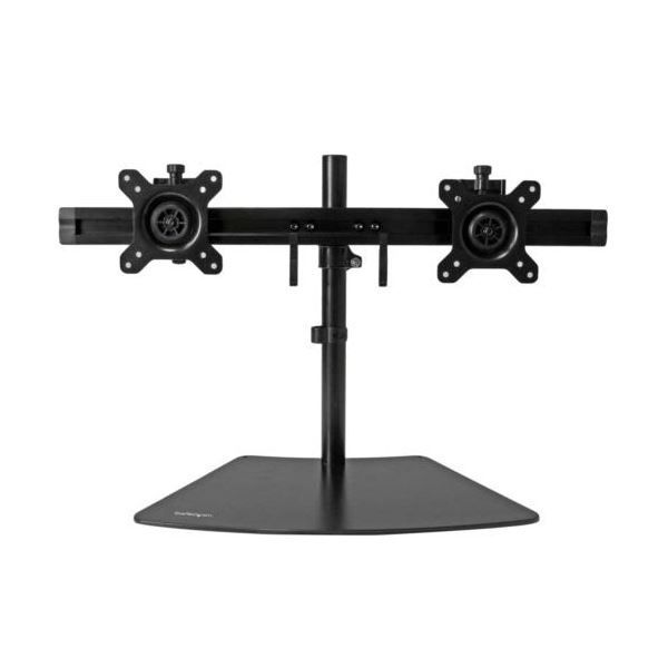 StarTech.com デュアルモニタースタンド 最大24型 VESA規格対応 ARMBARDUO 1台パソコンラック