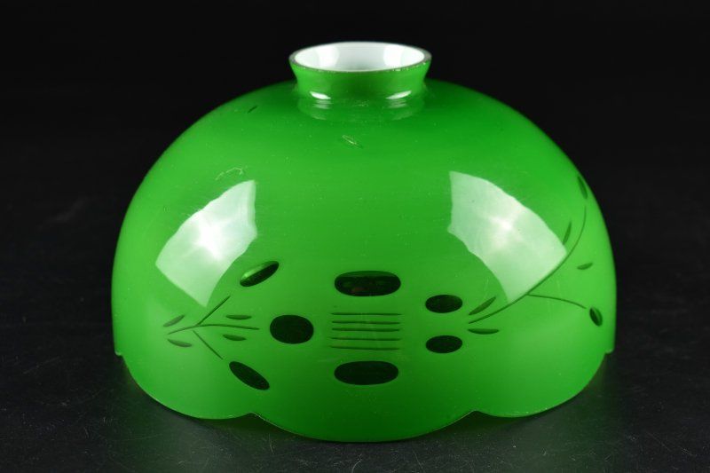 蔵A5562a 電笠 ランプシェード 切子 レトロ