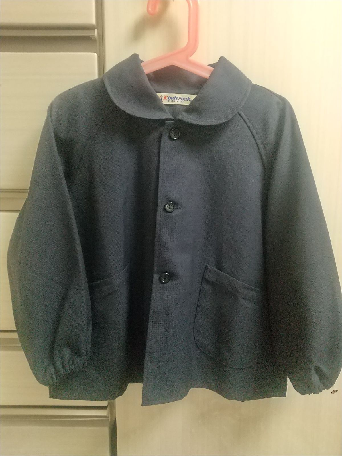 お受験 スモック 120 ネイビー 学習院初等科対策 - メルカリ