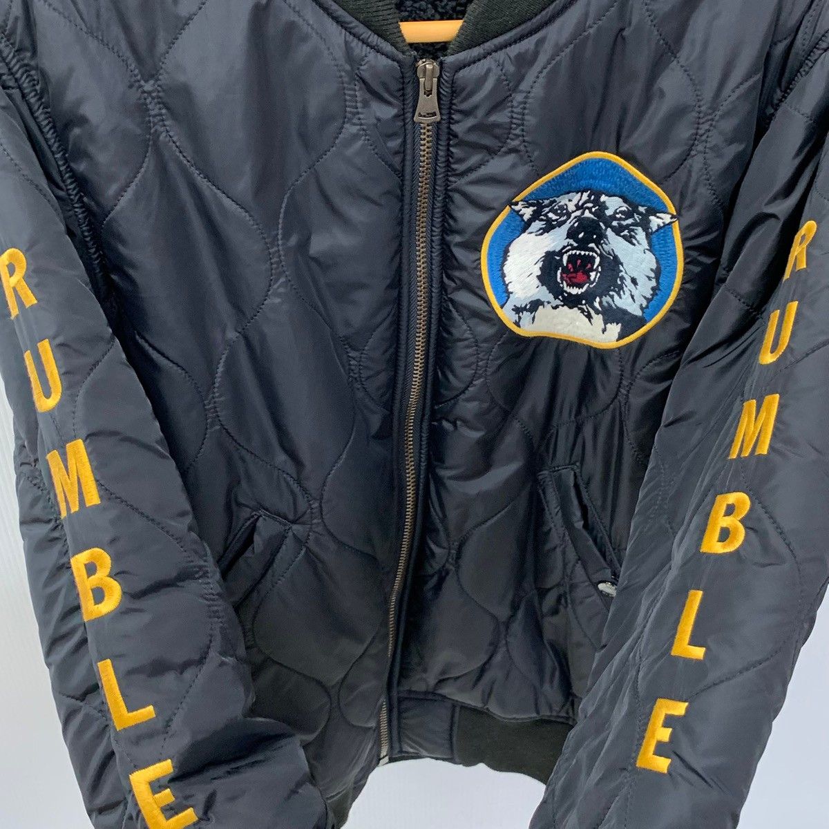 ヒステリックグラマー HYSTERIC GLAMOUR RUMBLE MA-1 ワッペン