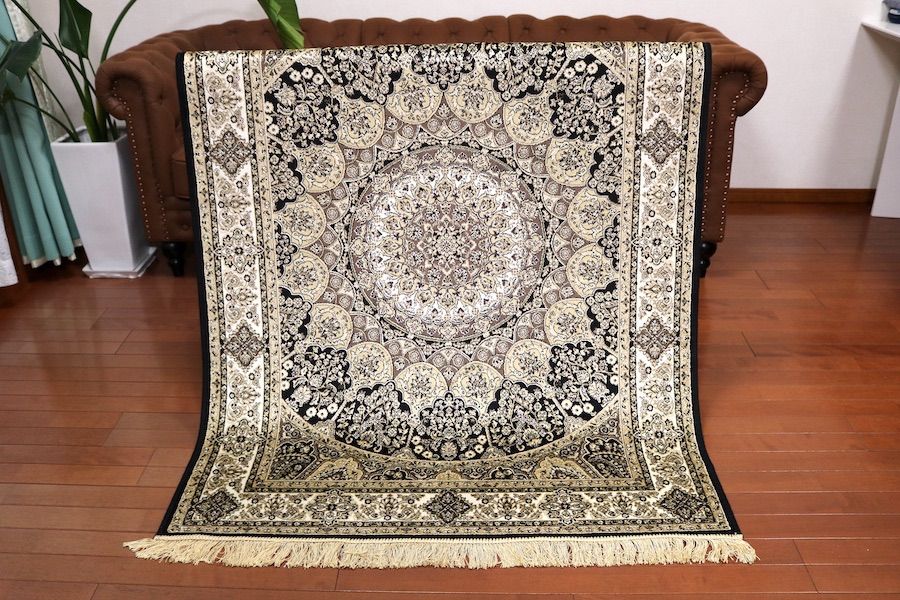 ペルシャ柄絨毯 120×160 新品未使用 カーペット 訳あり ペルシャ柄絨毯 120×160 新品未使用 カーペット 訳あり