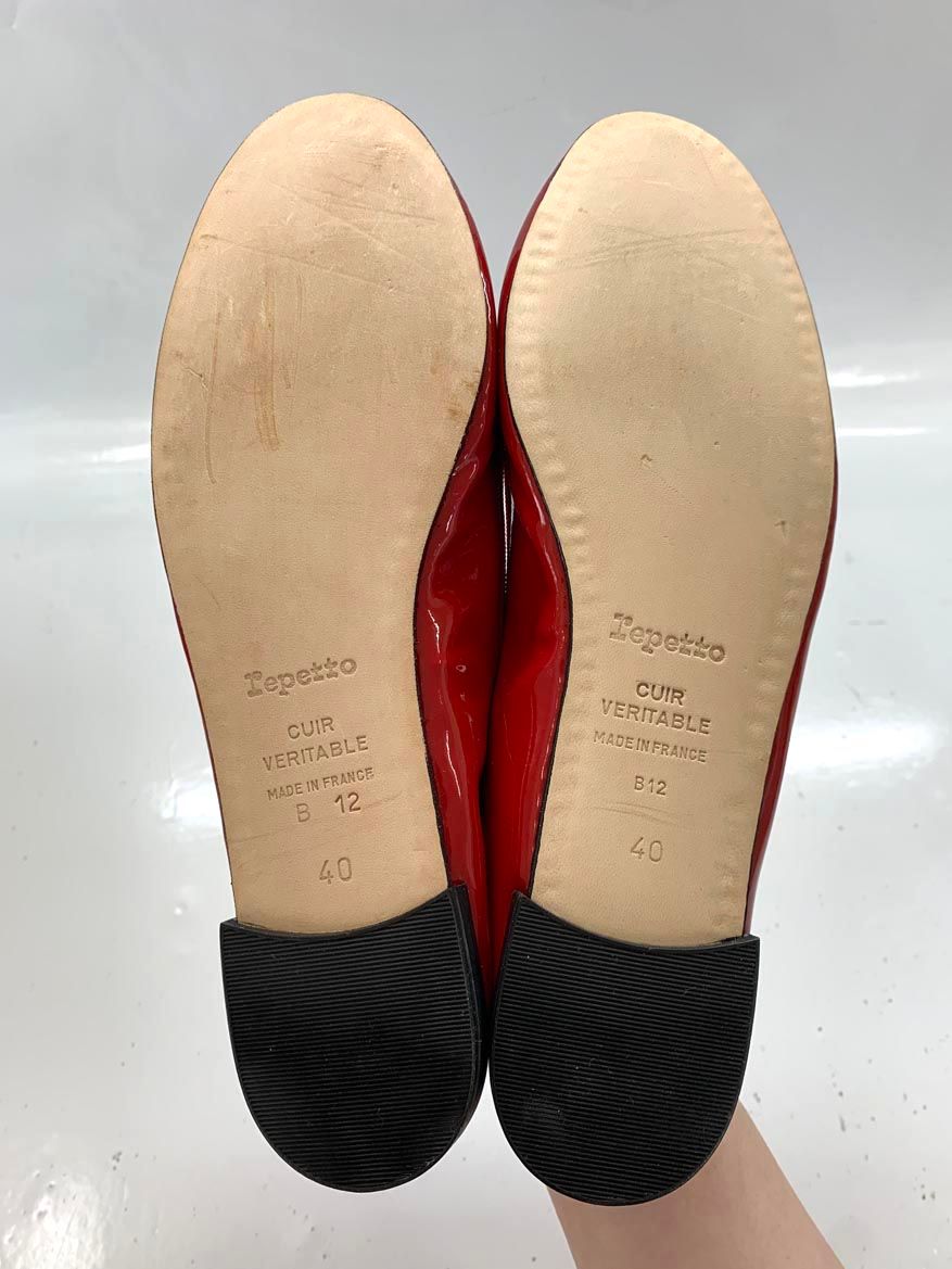 repetto(レペット) / フラットパンプス/39/RED/エナメル/CENDRILLON
