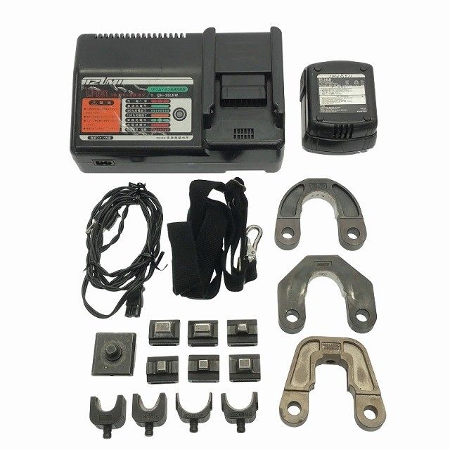  品 IZUMI イズミ 泉精器 14.4 V 充電油圧式 工具 REC-Li 250 M バッテリー 3.0 Ah 充電器 コマ付 116148 圧着ペンチ ペンチ