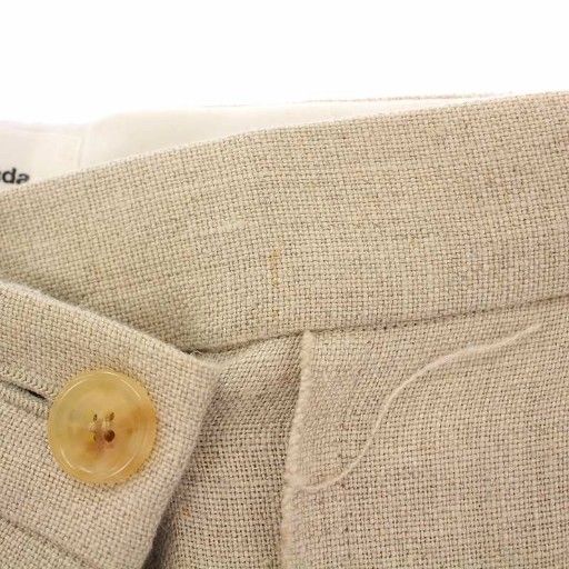 チカキサダ Chika Kisada テーパードパンツ スラックス 麻 リネン 1  