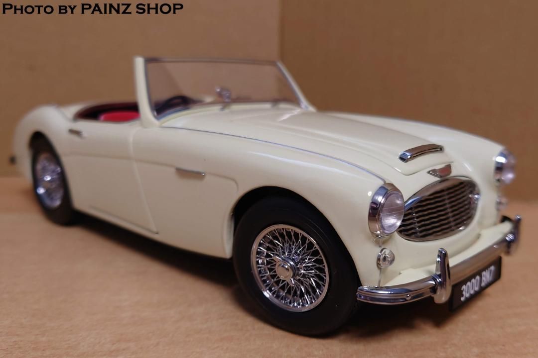 1/18 オースチンヒーレー3000 ホワイト Austin Healey 京商 京商 1/18 オースチン ヒーレー 3000 イングリッシュホワイト