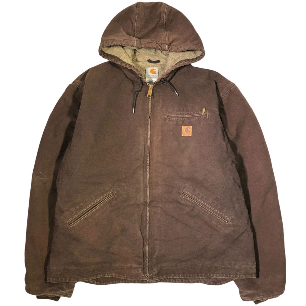 古着 カーハート Carhartt シエラジャケット ダックフルジップパーカー メンズXL相当/eaa502478