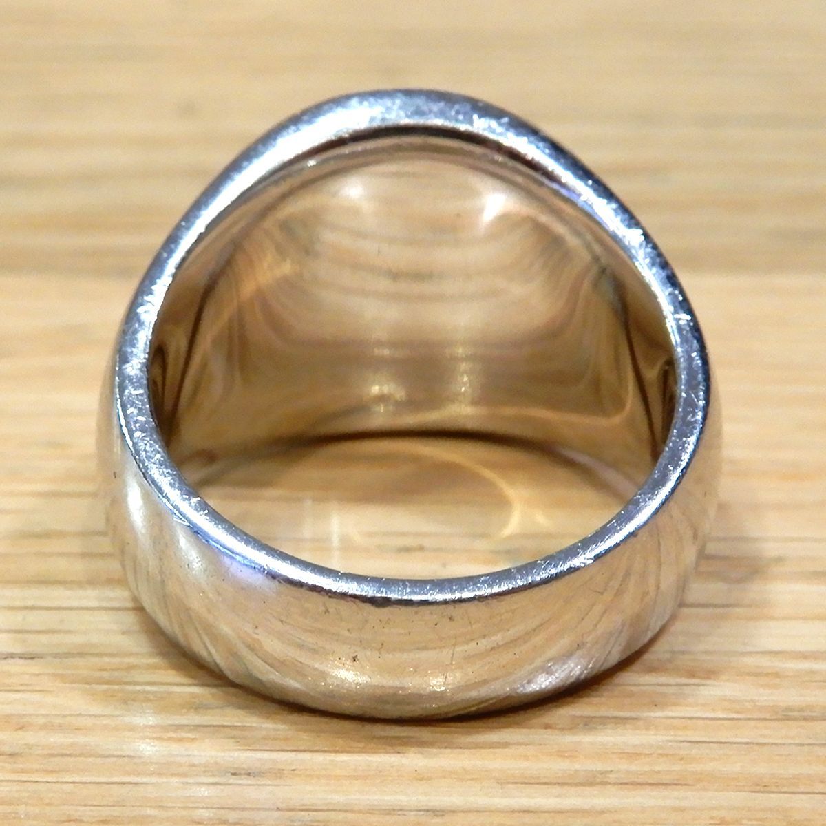 美品】トムウッド オーバル ゴールドトップリング SV925／K9 #58 約 