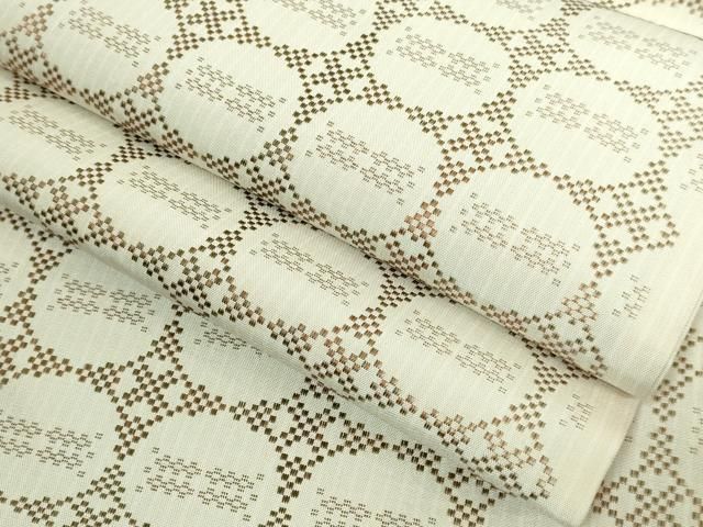 平和屋本店□極上 本場琉球 花織 手織 九寸名古屋帯 逸品 DZAA8003kh5  