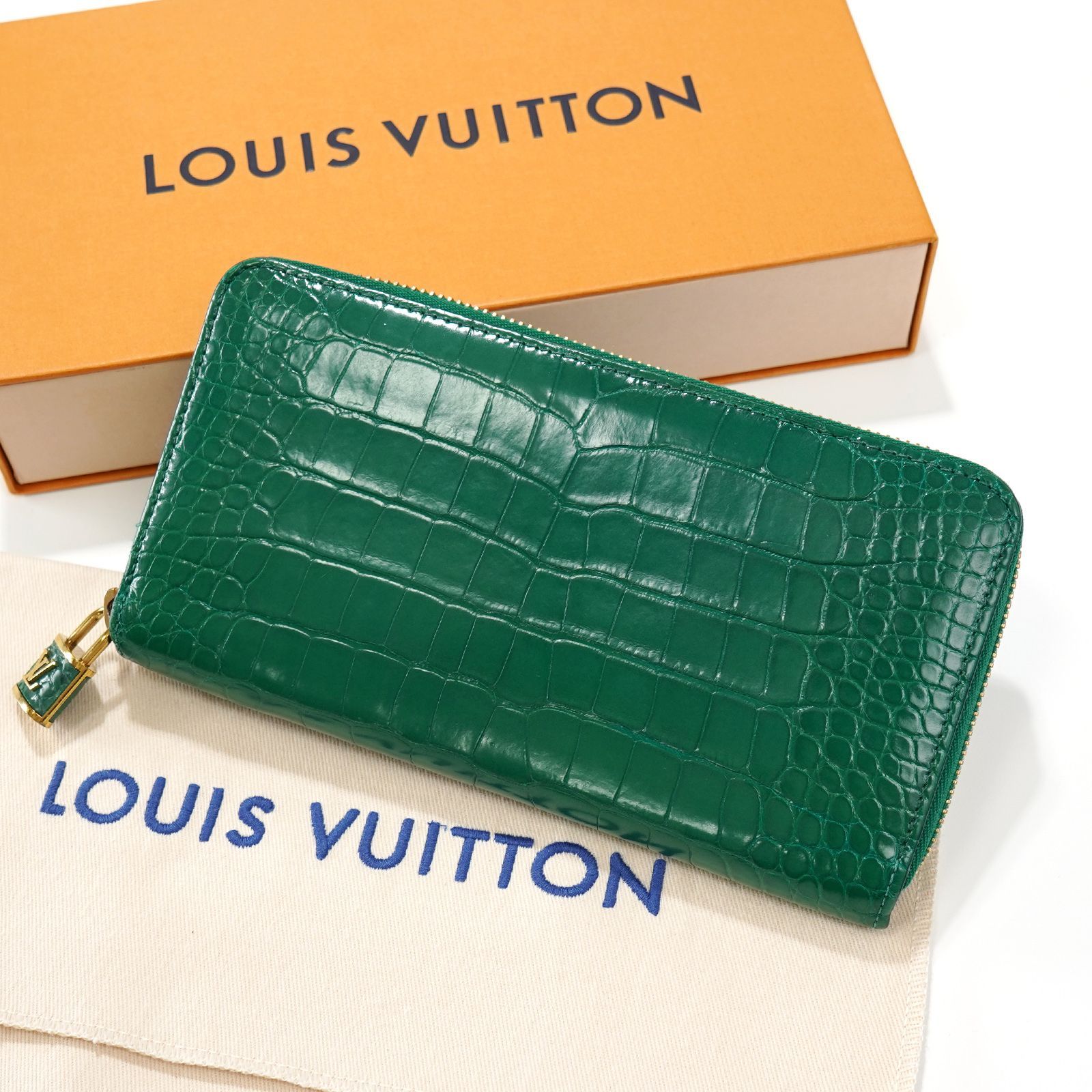 Louis Vuitton クロコダイル ジッピーウォレット 長財布 N94451 Louis Vuitton クロコダイル ジッピーウォレット 長財布 N94451