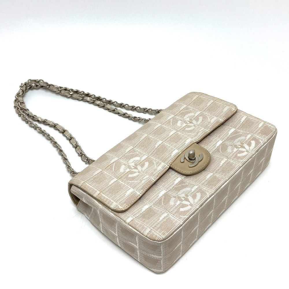 CHANEL チョコバー ニュートラベルライン チェーンショルダーバッグ CHANEL シャネル ニュートラベルライン チェーン ショルダー