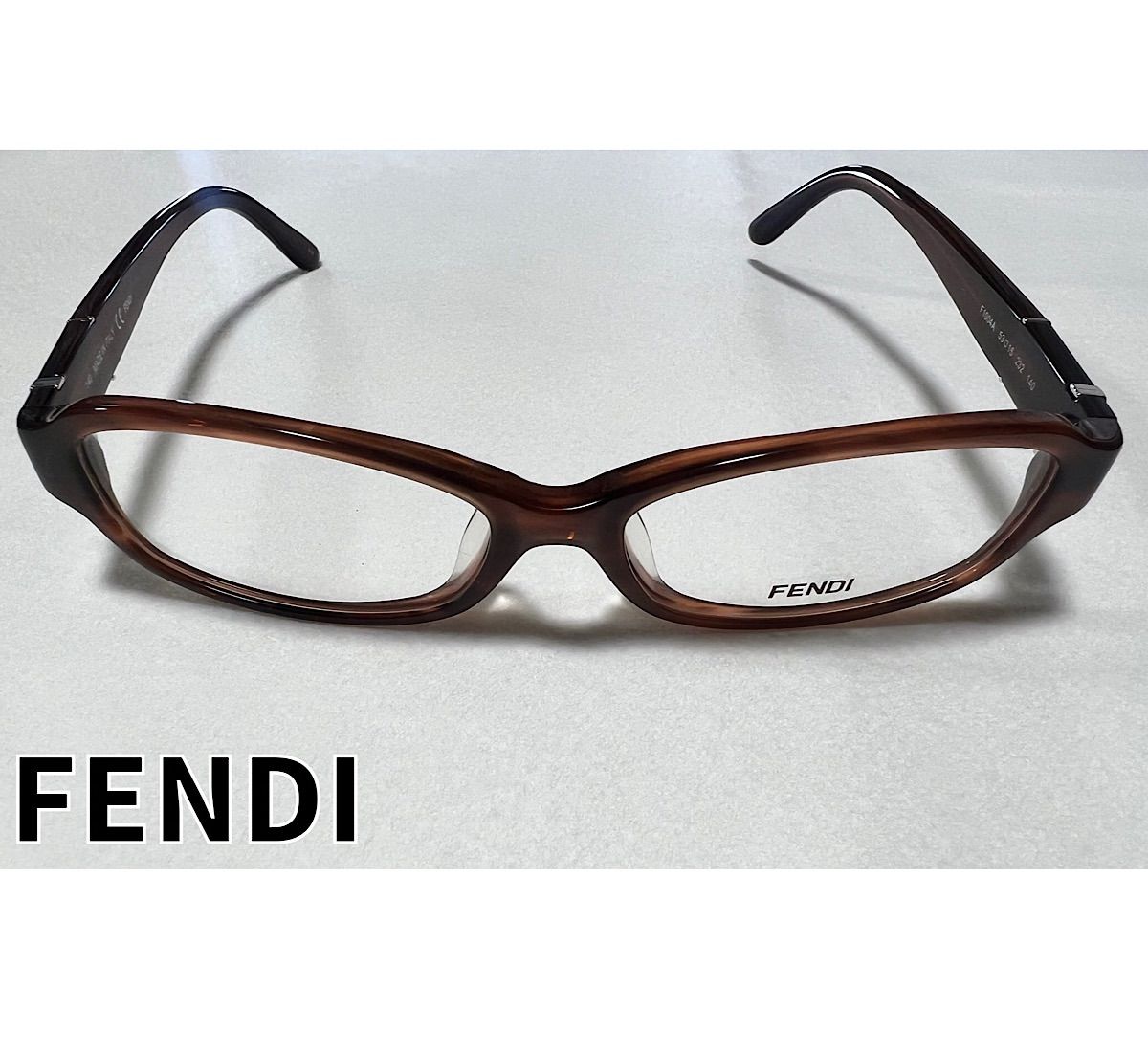 入園入学祝い FENDI 44%割引！ 1004A 未使用 新品 ブラウン フレーム メガネ 小物