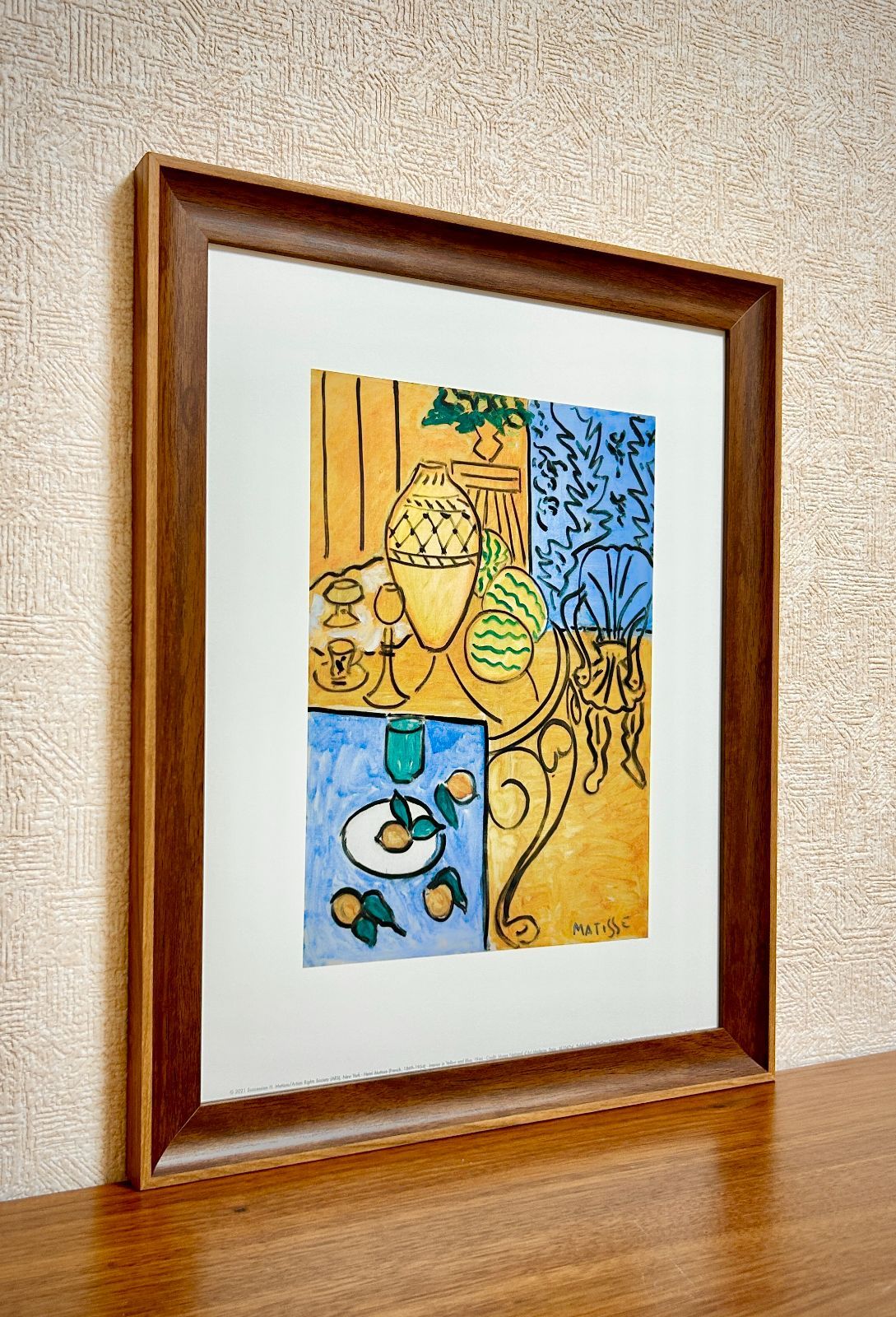【未使用品】Henri Matisse アンリマティス Exhibition額装 ☆額縁付アートポスター☆アンリ・マティス（マチス）☆Matisse