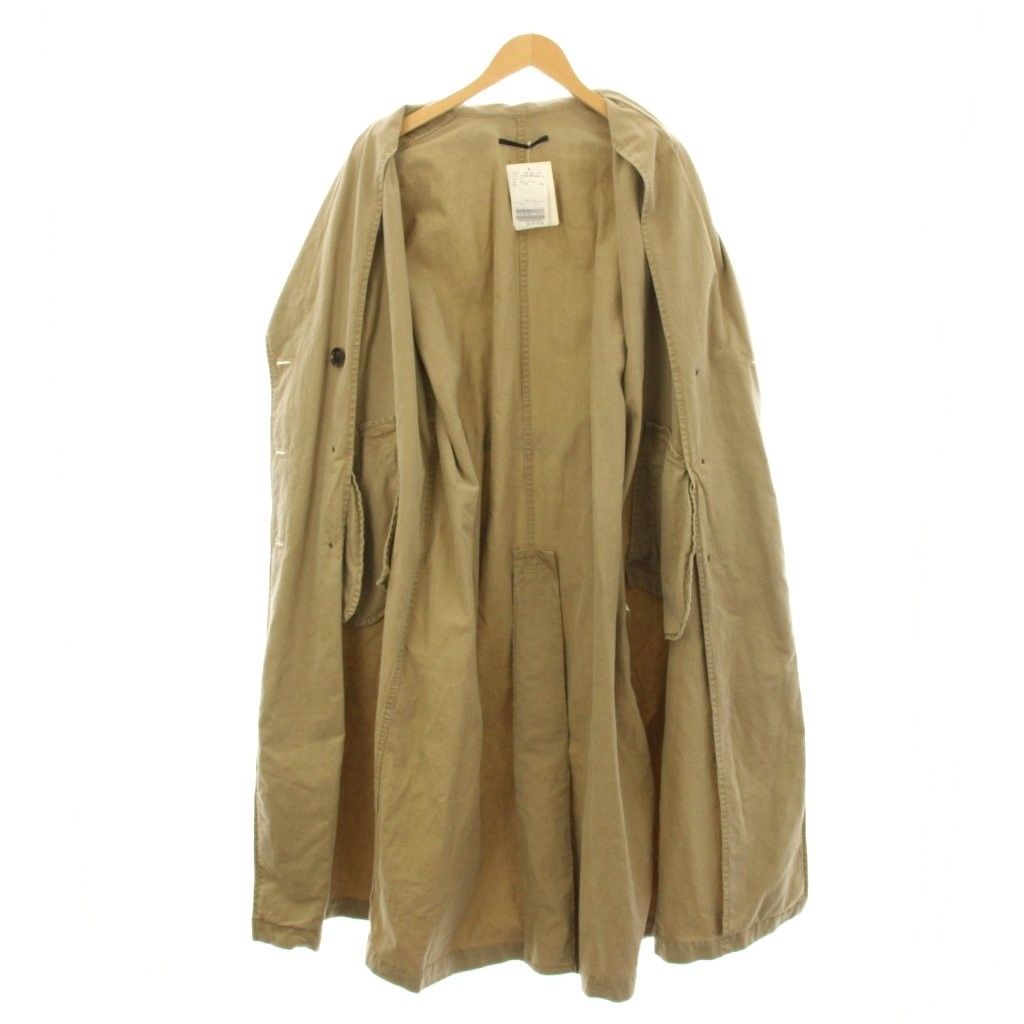 エーピーストゥディオ AP STUDIO チノクロス トレンチコート ロング ヴィンテージ加工 ベルト付き F ベージュ 19020586502010 KU SIROKUMA-CORPORATION_COM