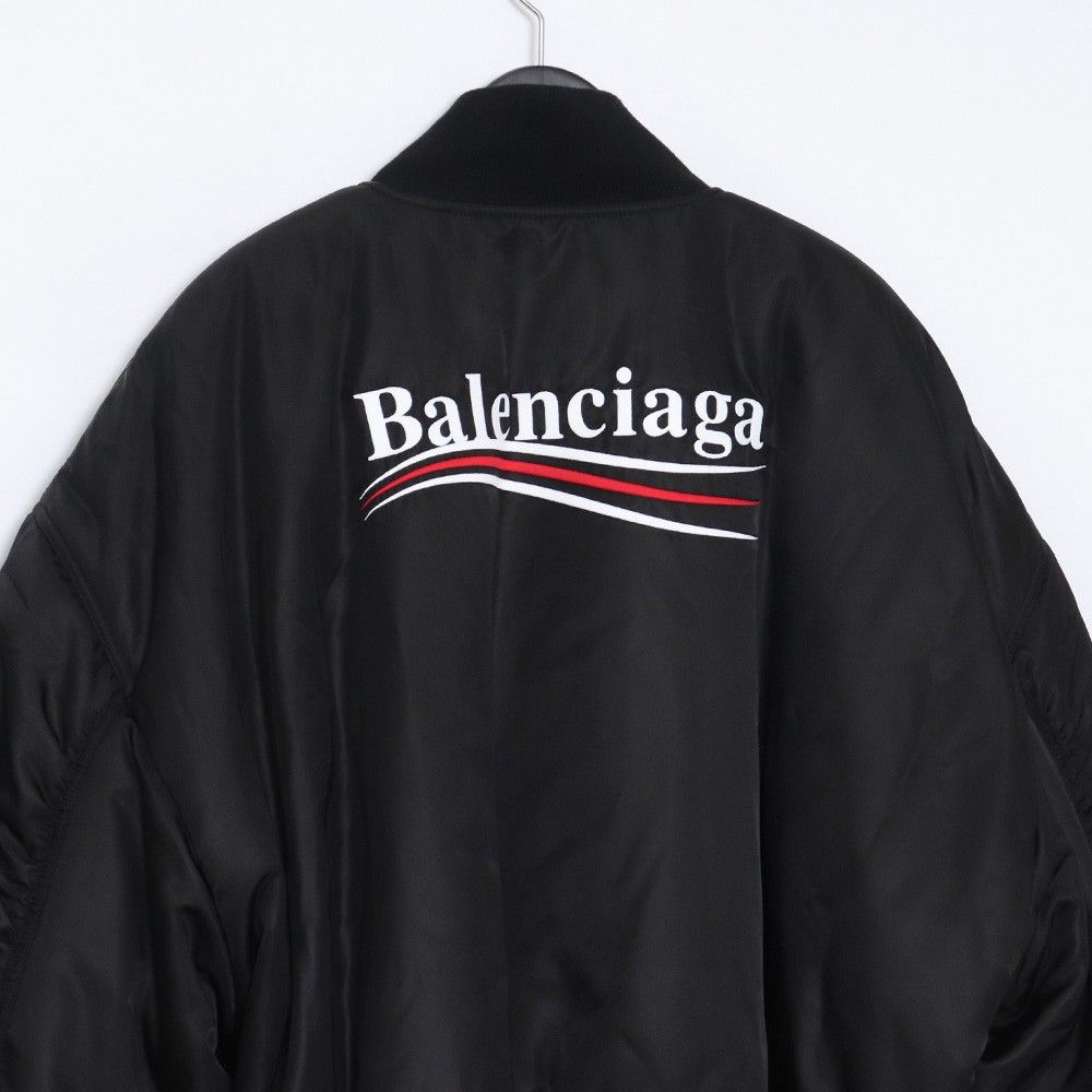 未使用 BALENCIAGA Political Varsity Bomber Jacket XSサイズ - メルカリ