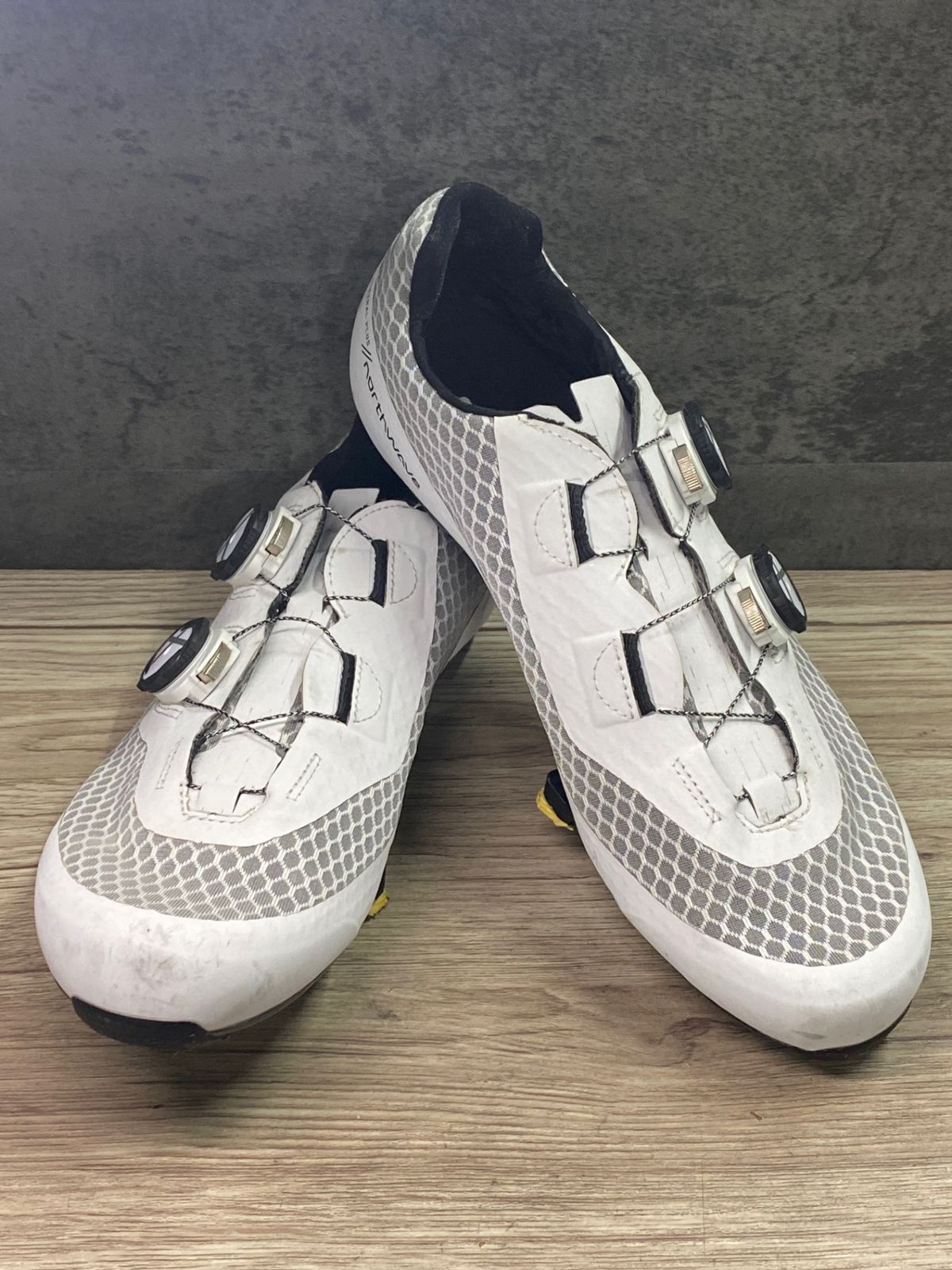 JK539 ノースウェーブ NORTHWAVE MISTRAL PLUS ビンディングシューズ 3穴 白 EU42