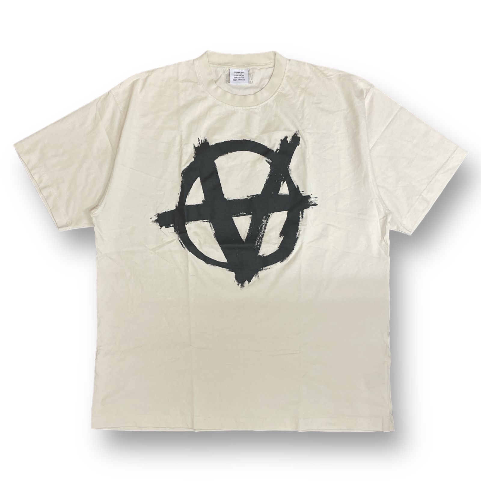 VETEMENTS Double Anarchy Logo Tee UA52TR450W ダブルアナーキー 
