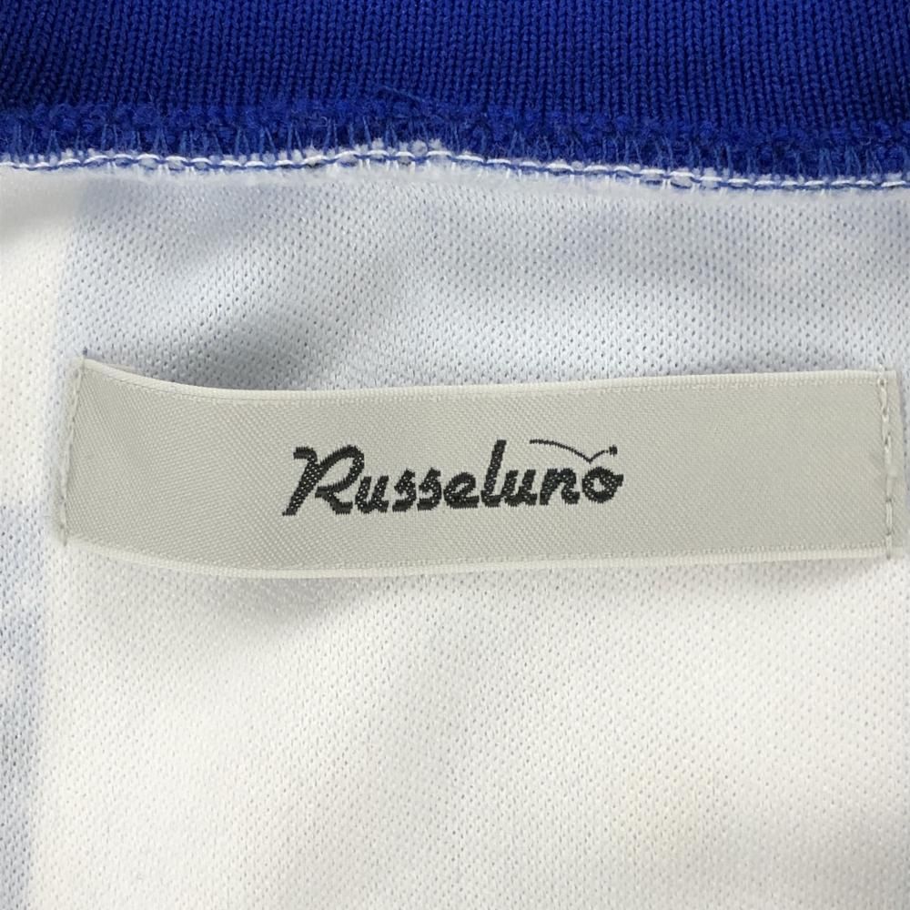 超美品】ラッセルノ ジャケット ジャケット ブルー×白 ブロック