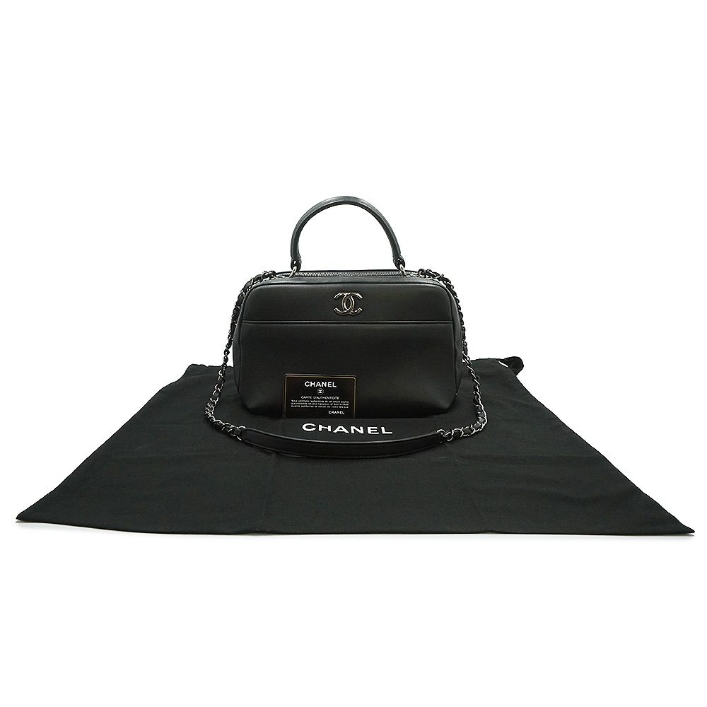 シャネル ボーリング ココマーク トップハンドル 2WAY チェーン