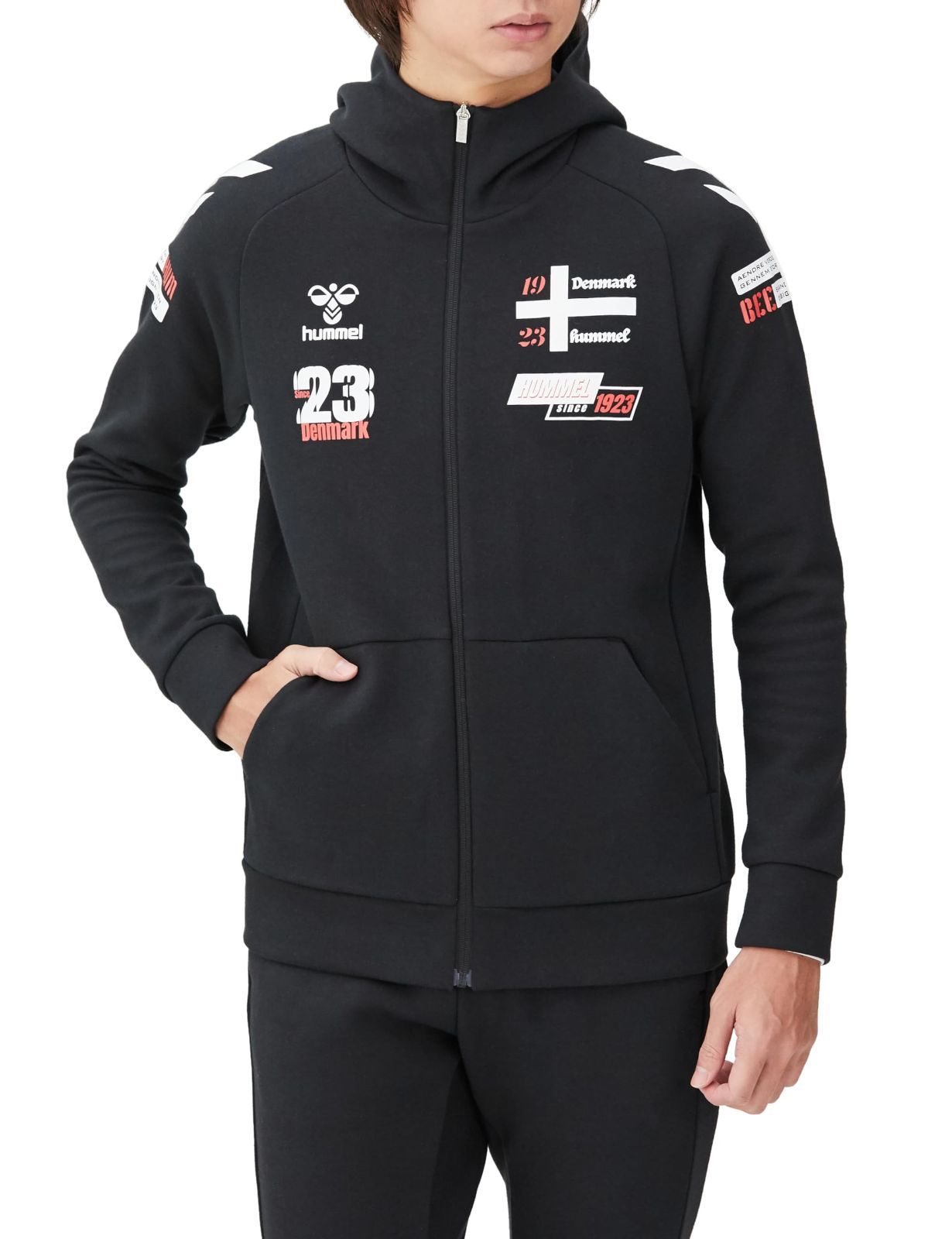 Size M_Color ブラック 90 ヒュンメル パーカー HB スウェットフルジップフーディ メンズ M