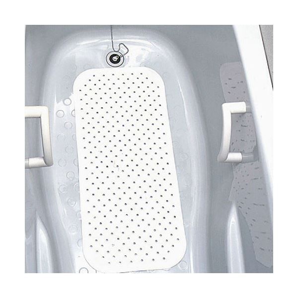 ワイズ スベリを防ぐ浴そうマット ３５×７６ｃｍ ホワイト １枚 - 入浴用品