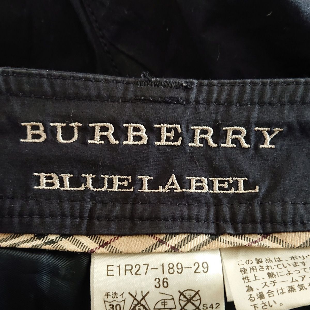 Burberry Blue Label(バーバリーブルーレーベル) ショートパンツ サイズ36 S レディース - ネイビー