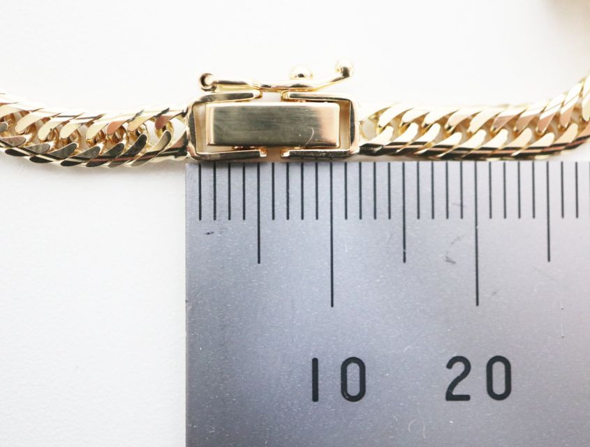 K18 キヘイ 喜平 ブレスレット ミラーカット 7.3g 18金 イエローゴールド 750 YG ジュエリー